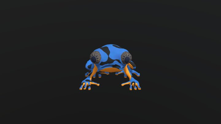 Bomberman Frog 3D Model