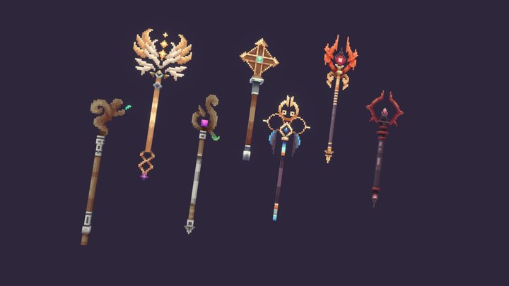 staff 3D Model