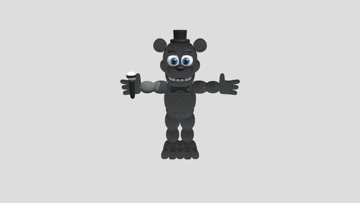 Freddy Fazbear FNAF WORLD 3D Model