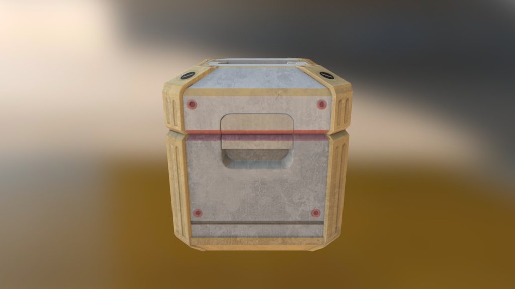 Sci-fi Crate - 3D model by Millie Fisher (@MFisher) [102b6f2] - Sketchfab