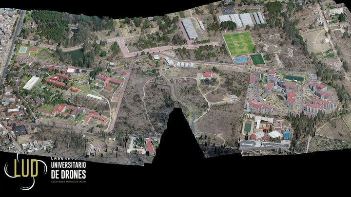 UNAM campus Morelia (abril 2018) 3D Model