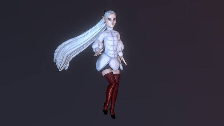 Karina the vampire 3D Model