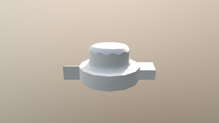 Button V6 3D Model