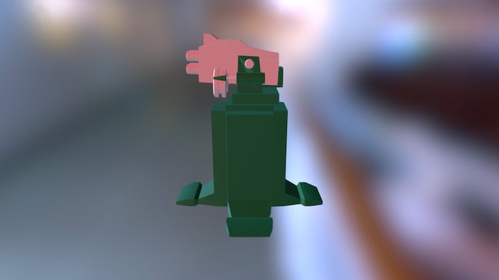 Automatic turret WIP 3D Model
