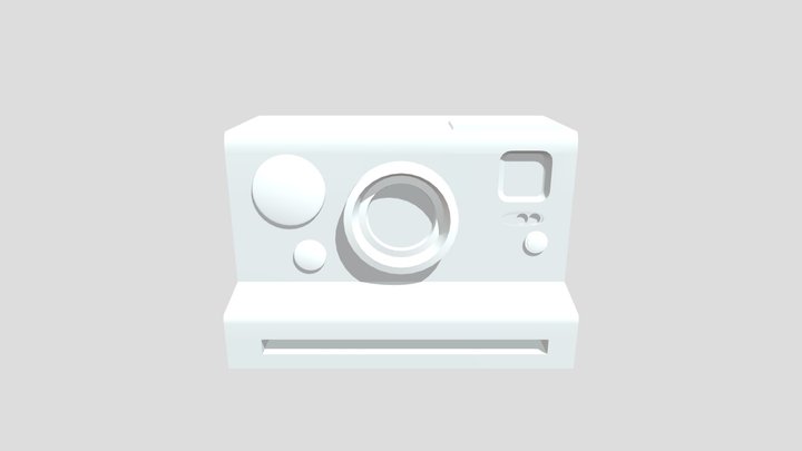 Polaroid Camera 3D Model
