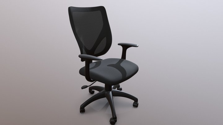 Flex Office Chair Model 3D Model