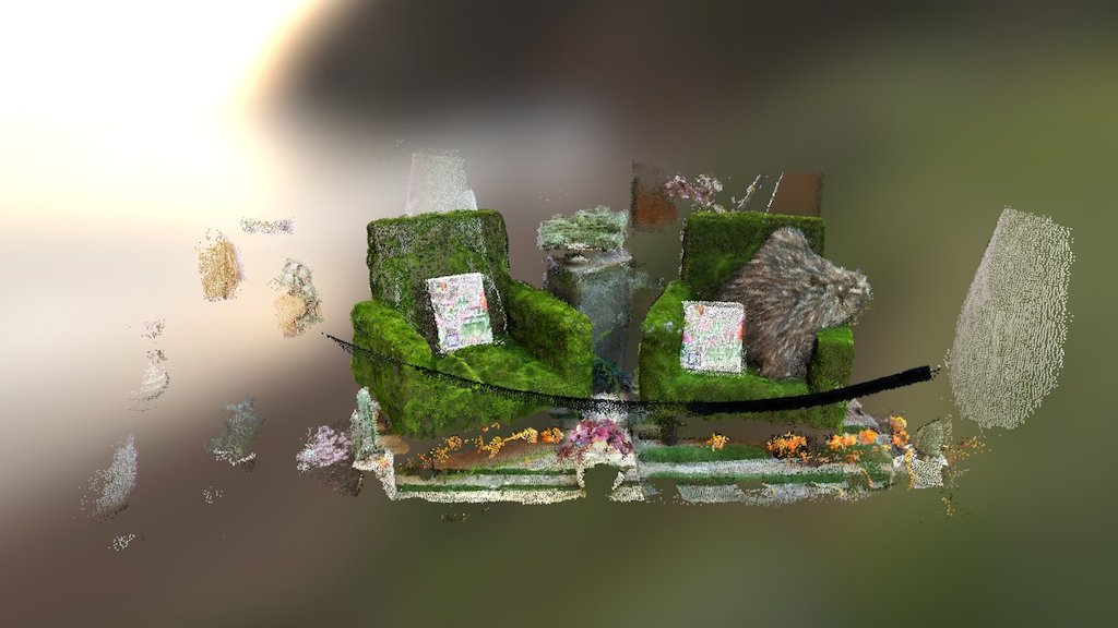 Moss Covered Chairs : MSP Home and Garden Show