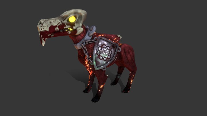 Hell Dog 3D Model