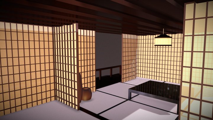 Meditation Room 3D Model
