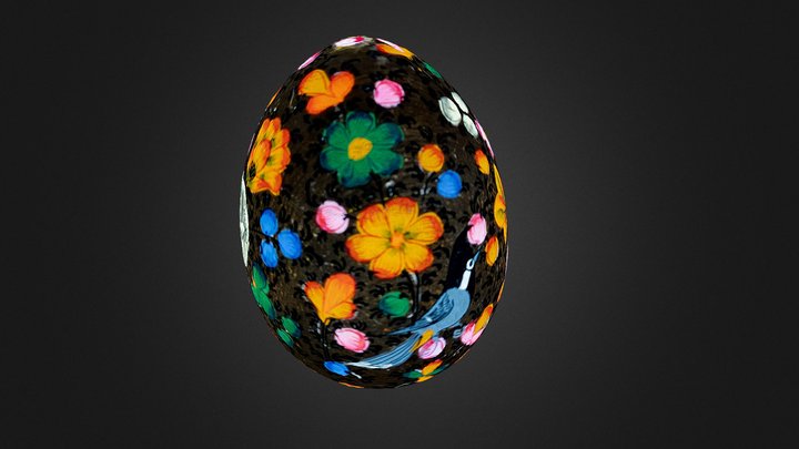 Gilded Egg - Cross Polarisation Scan – Free 3D Model STL