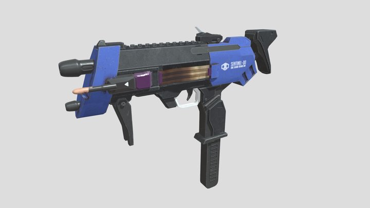 Overwatch | Sombra's SMG 3D Model