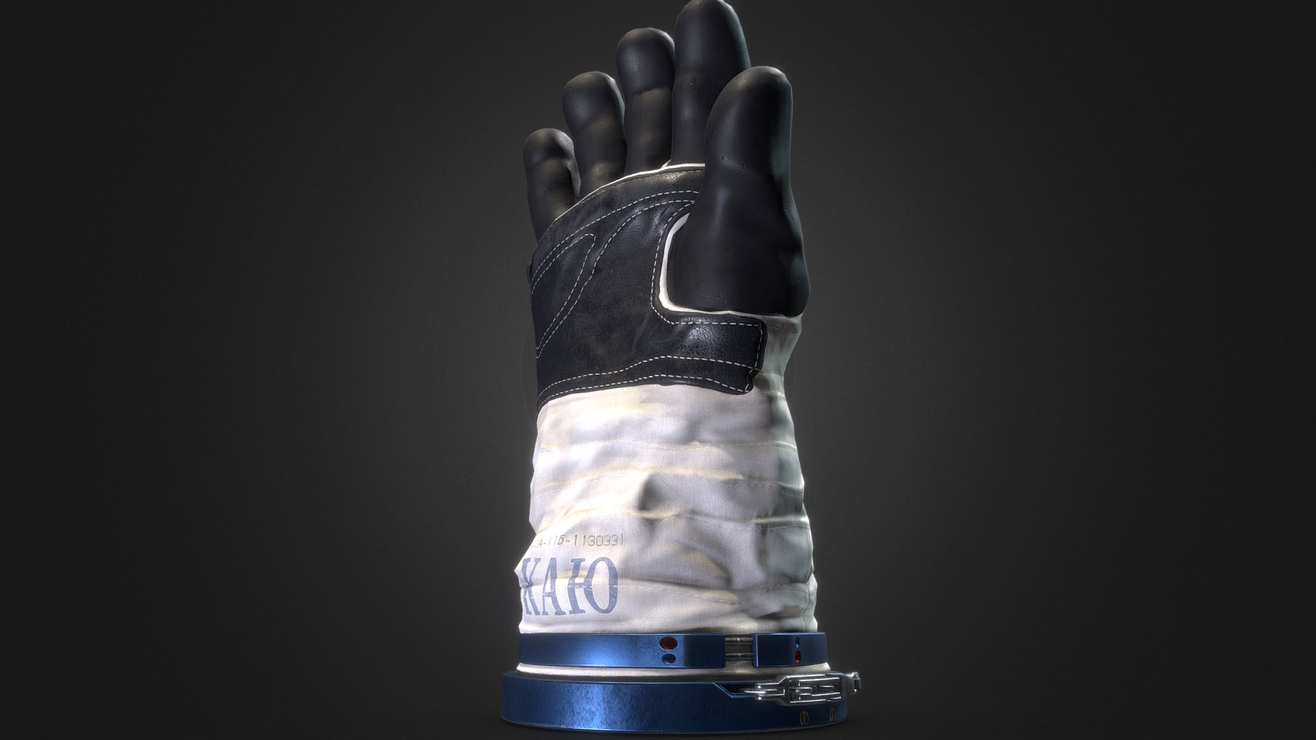 3D model Astronauts Glove - This is a 3D model of the Astronauts Glove. The 3D model is about a person's foot in a shoe.