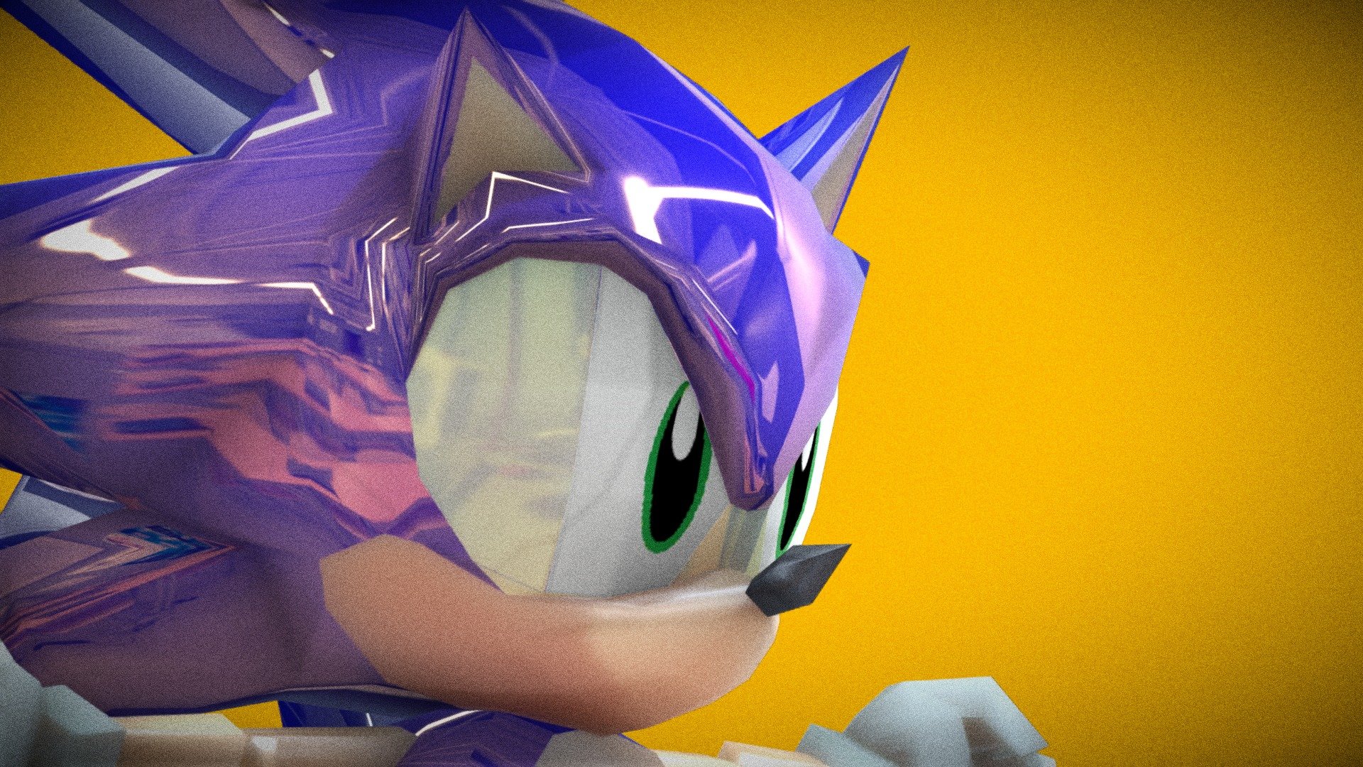 Modern Classic Sonic - Download Free 3D model by mynelo04 [1030ddc ...