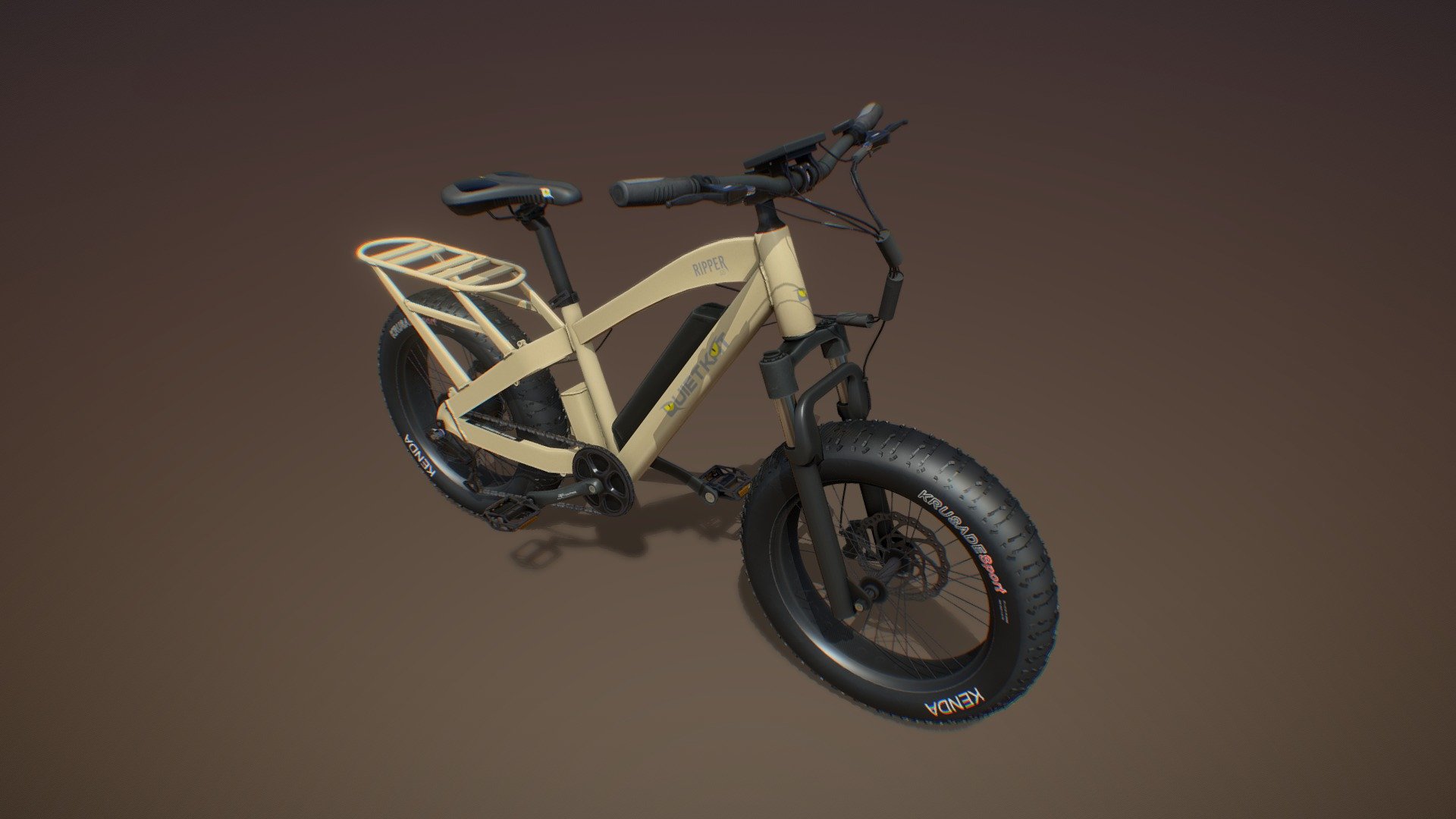 Quietkat Ripper mountain bike 3D model by Mellora