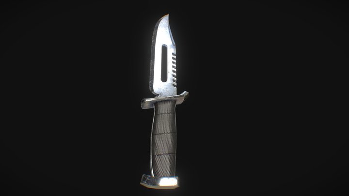 Shephard's Combat Knife (HL:OF) 3D Model