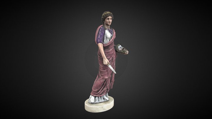 Musa de Segóbriga (Restauración virtual) 3D Model