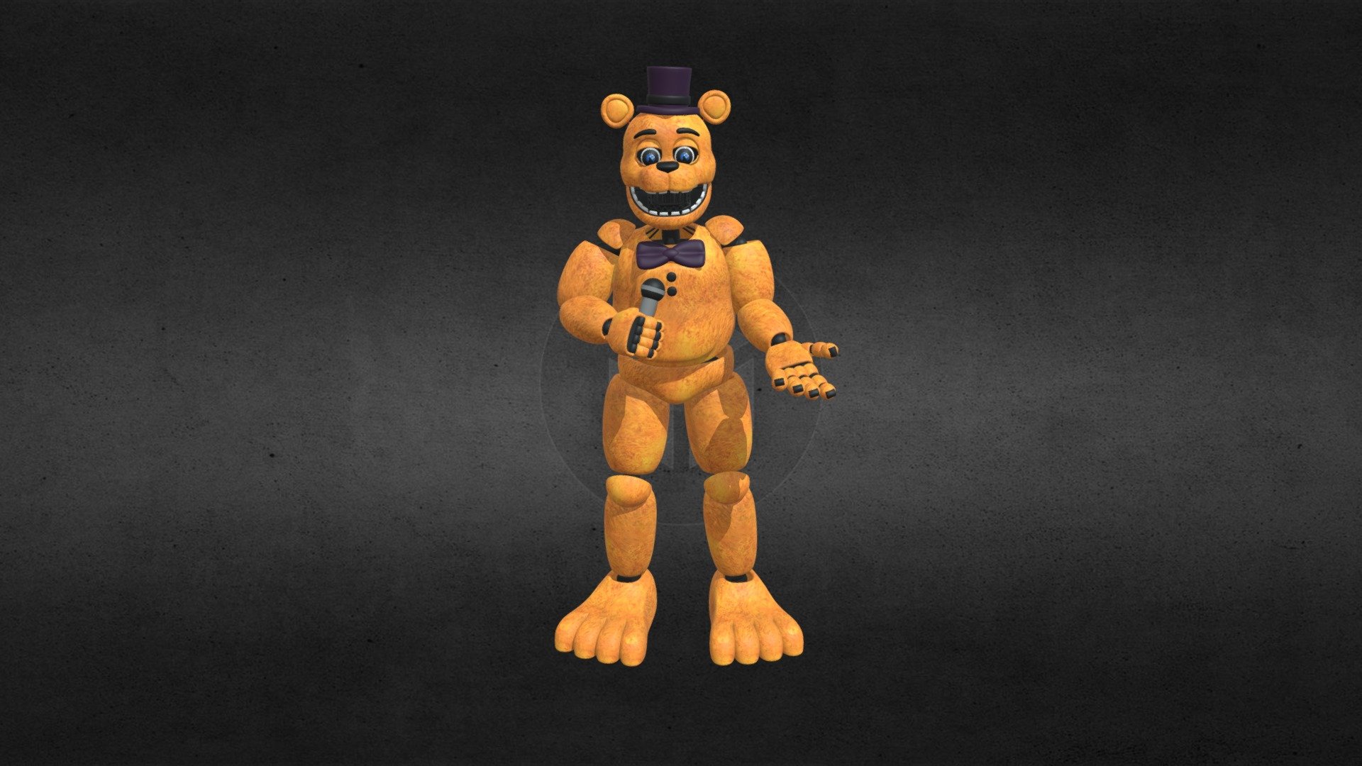 Fnaf Remake Fredbear 3d Model By Goofyahhmanz 1033eaa Sketchfab 8483