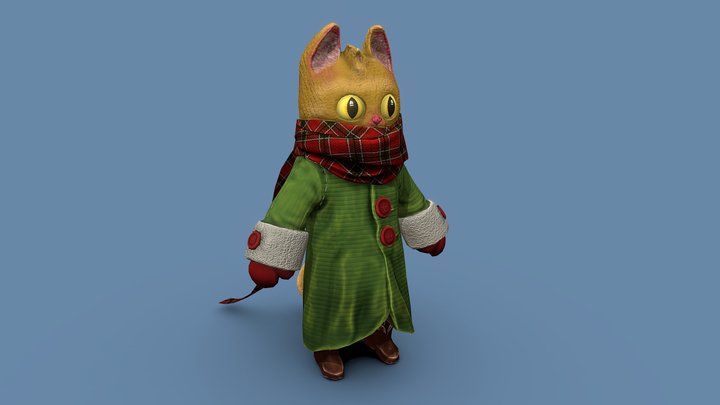 Cat Scarf – Modello 3D gratuito STL