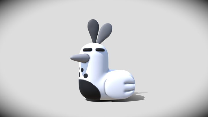Galileo the Quail 3D Model