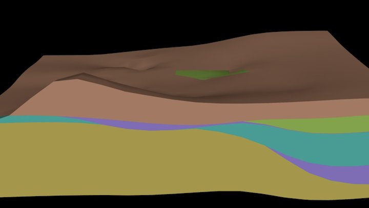 复杂地质模型 3D Model