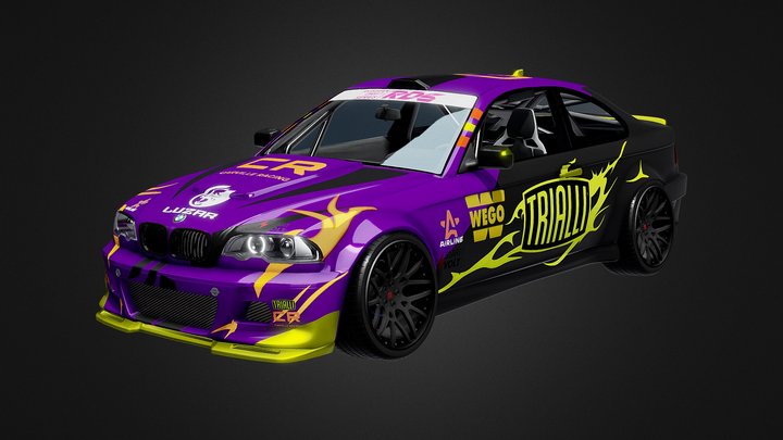 BMW E46 Eurofighter 3D Model