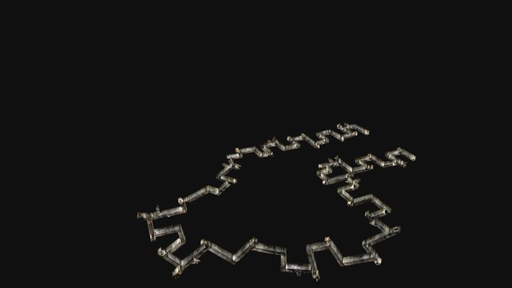 Tranchée abri de Défense Passive - Ouvrage B 3D Model