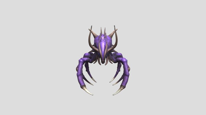 Zerg ，Starcraft style 3D Model