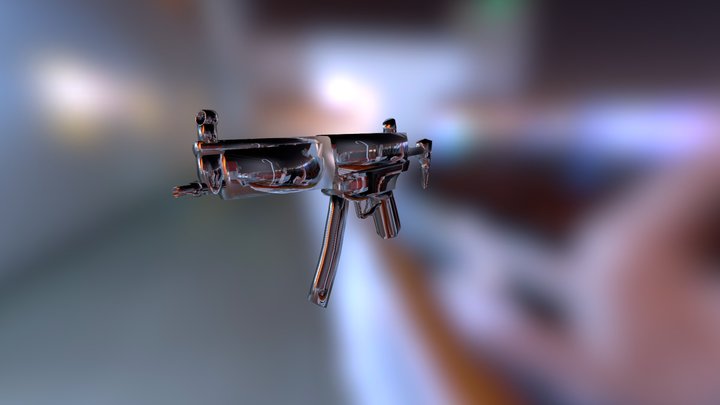 MP5 Maskingevär 3D Model