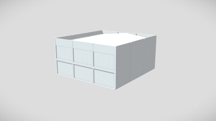 Maquete Digital - Barracão Olisol 3D Model