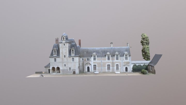 Château la Vallière_Reugny (37)_France 3D Model