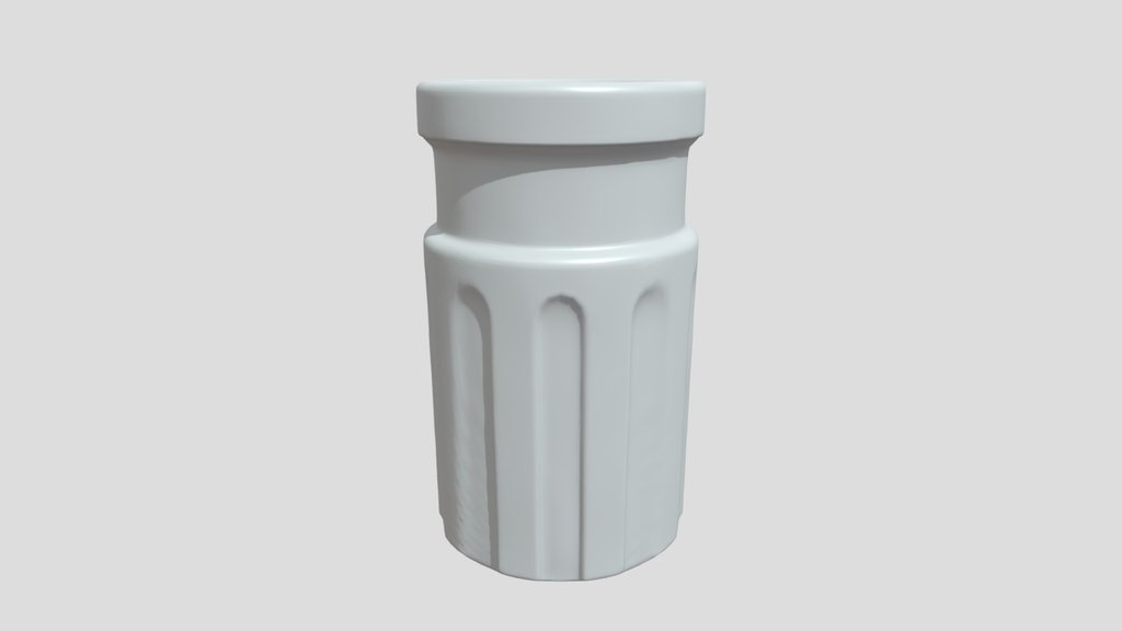 A metallic cylindrical mechanical component