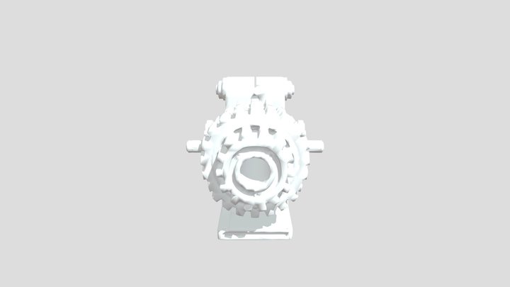 Industrial Gear Cable Winder & Desk Clamp – Gratis 3D-model STL