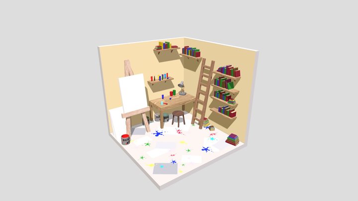 diorama completed 3D Model
