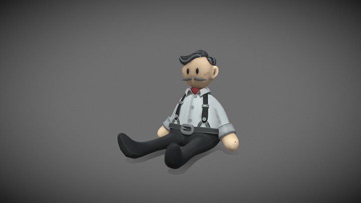 American Horror Story Doll 3D Model
