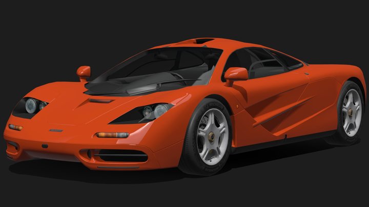 1995 McLaren F1 – Modello 3D gratuito STL