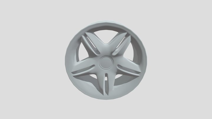 Seat 5-spoke alloy wheel 3D Model
