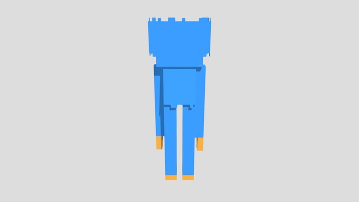Huggy Wuggy but better 3D Model