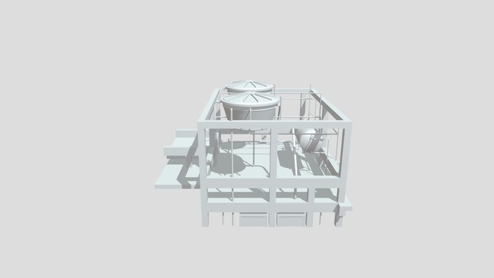 Vista 3D do Reservatório 3D Model