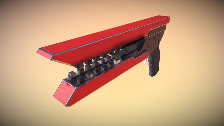 X1 Laser Pistol 3D Model