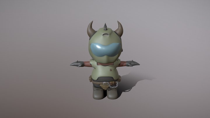 Doom Demon 3D Model