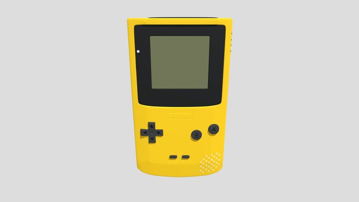 Game Boy Color 3D Model