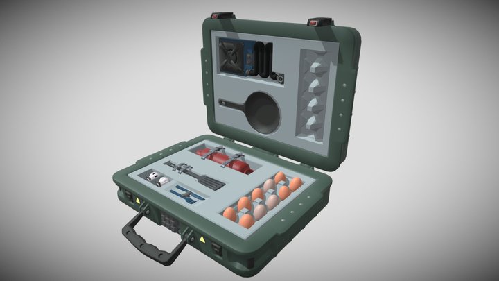 Tactical snacks by @__br__ba part 3.  XYZ HW. 3D Model