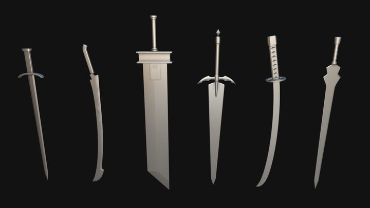 Sword Collection 3D Model