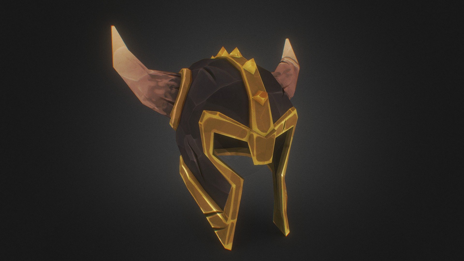 Stylized Handpainted Helmet - 3D model by Max Khodyriev (@forestelf7 ...