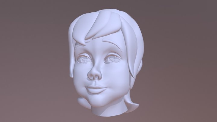 Alisa Head01-2 3D Model