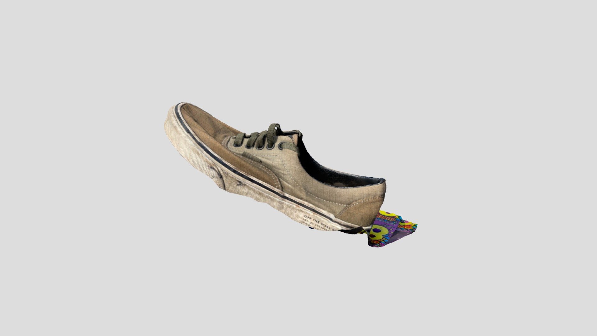 Trash can shoe