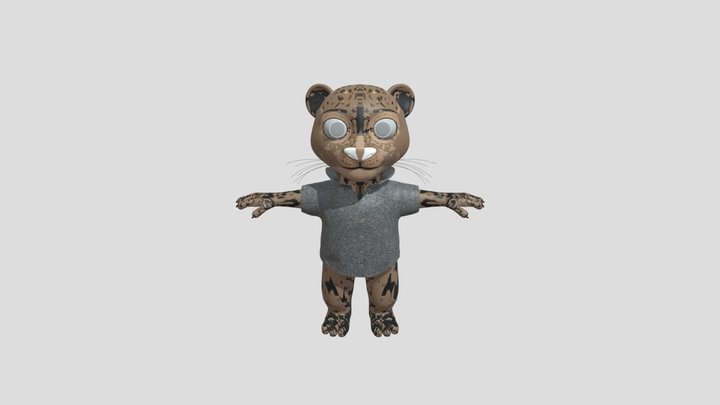 Baby_Lion_Final_03 3D Model