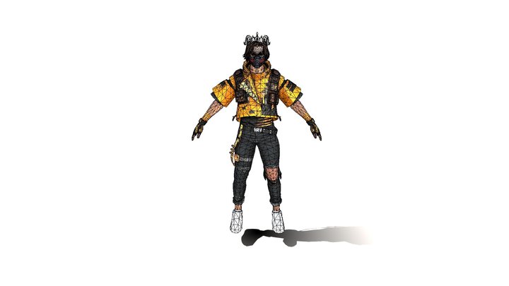 Hip Hop Dancing 3D Model