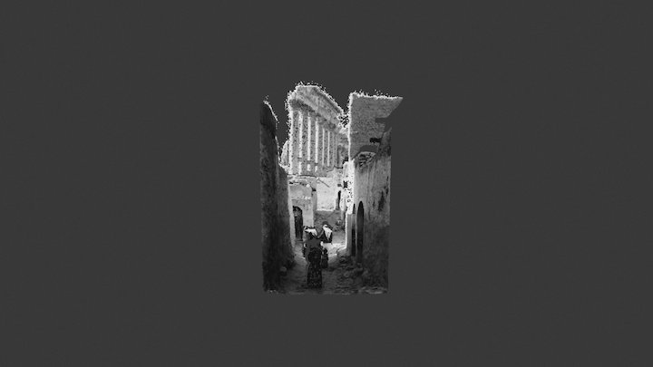 Street of village in Temple of the Sun 3D Model