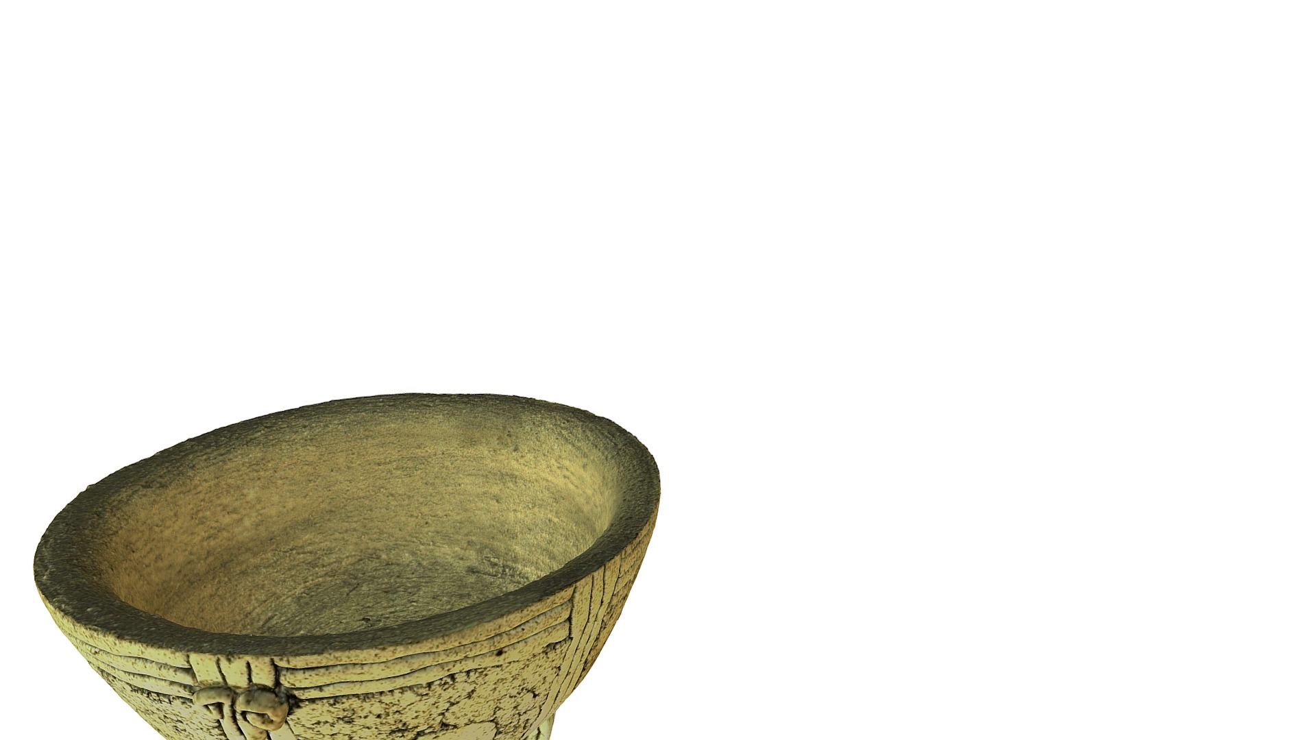 3D model Vase - This is a 3D model of the Vase. The 3D model is about a close-up of a bowl.